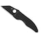 Spyderco 2024 Spyderco Reveal 13 Microjimbo Black G-10 Black Blade, Plain Edge SPY-C264GPBK - alternate 3
